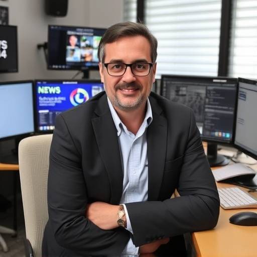 Alessandro Rossi, caporedattore di ItalNews24, in redazione